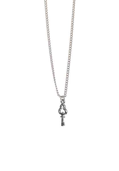 Mint Key Card Moda Necklace - Argento Donna Moda Necklace (L1427)